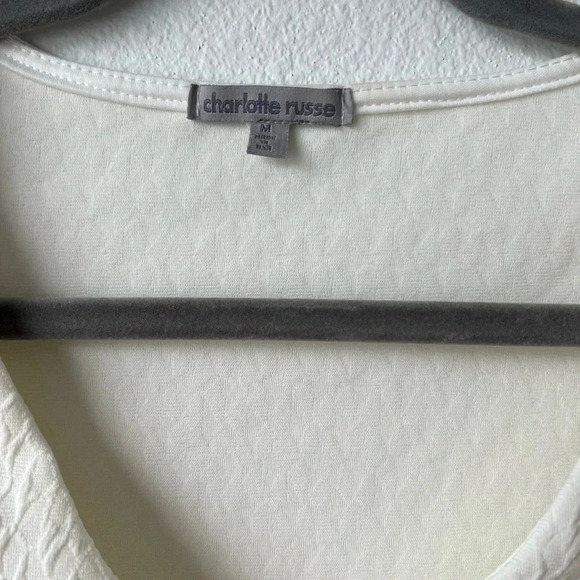 White Crop Top - Picture 2 of 4